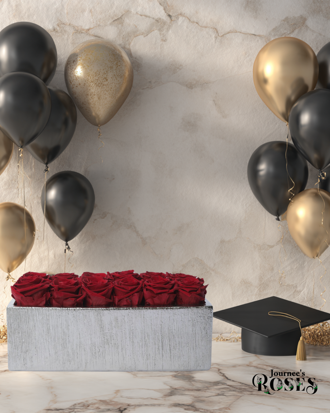 Luxury Graduation Preserved Roses