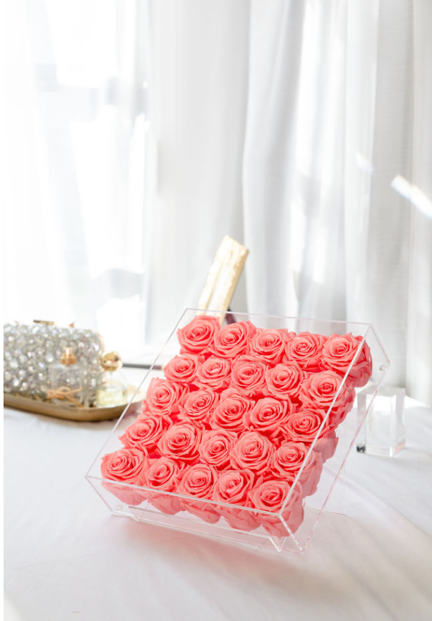 25 Rose Acrylic Case