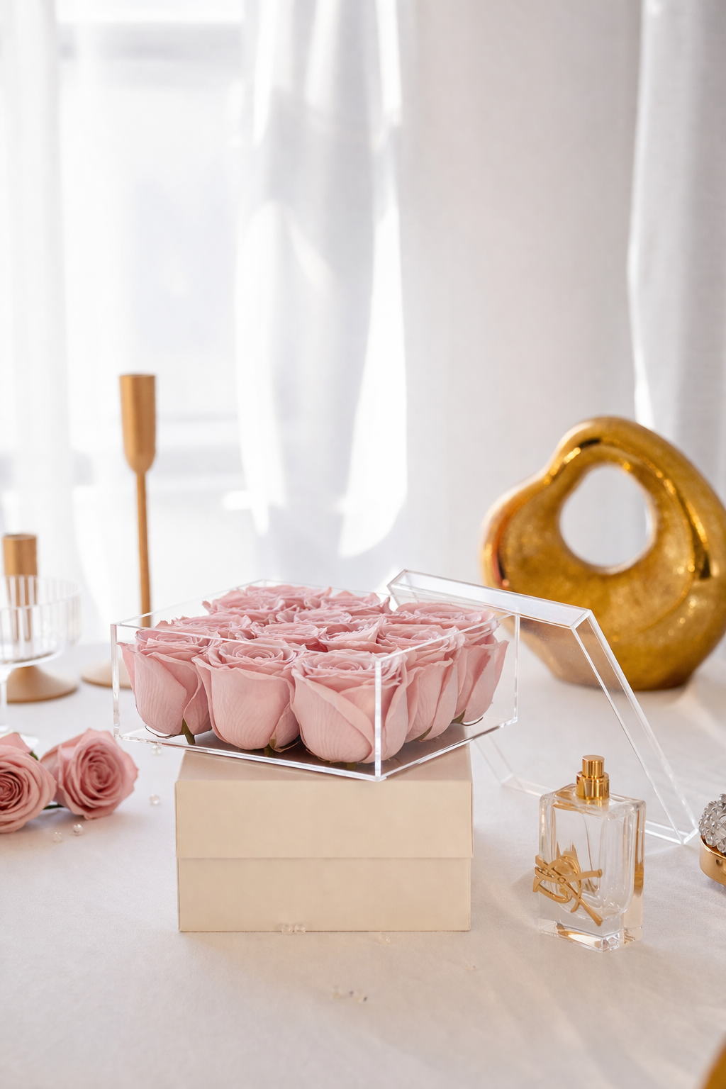 9 Rose Acrylic Case - NP