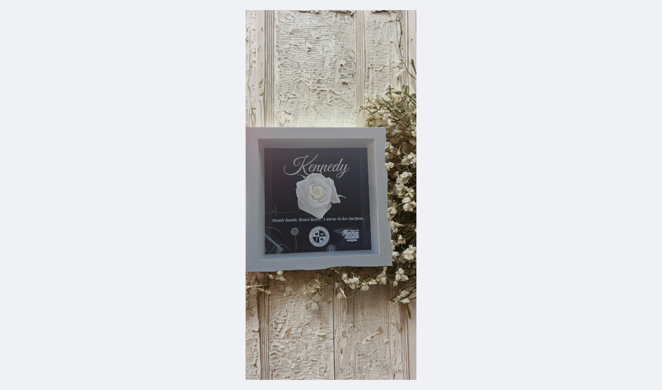 Custom Keepsake Shadow Box (Personalized)