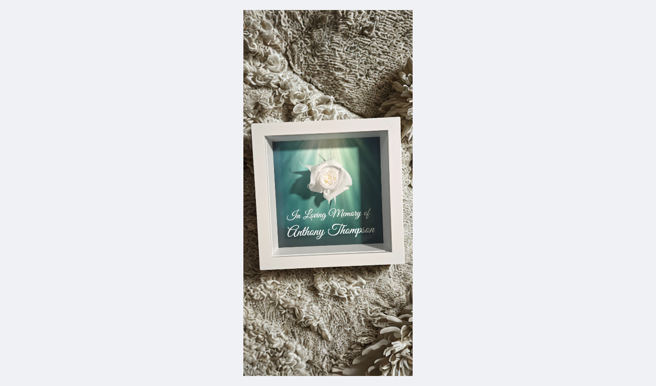 Custom Keepsake Shadow Box (Personalized)