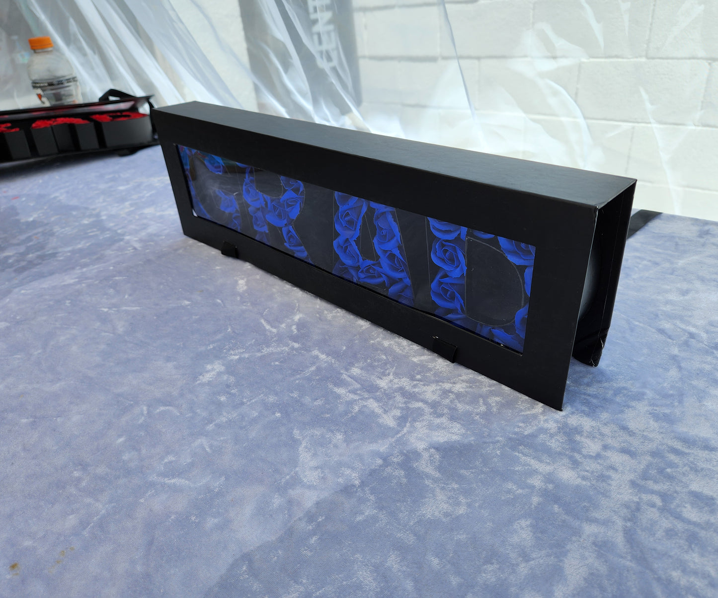 Black "GRAD" box with 36 Blue Rose Soaps